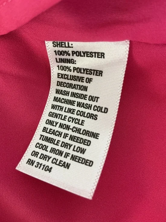 Crown & Ivy Pink Lime Seaside Seahorse Seashell Summer Sleeveless Dress sz 8 - Picture 10 of 11